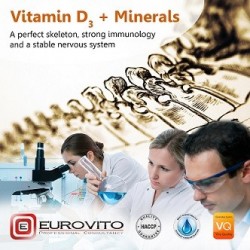 Etykieta produktu Vitamin D3 + Minerals 1kg